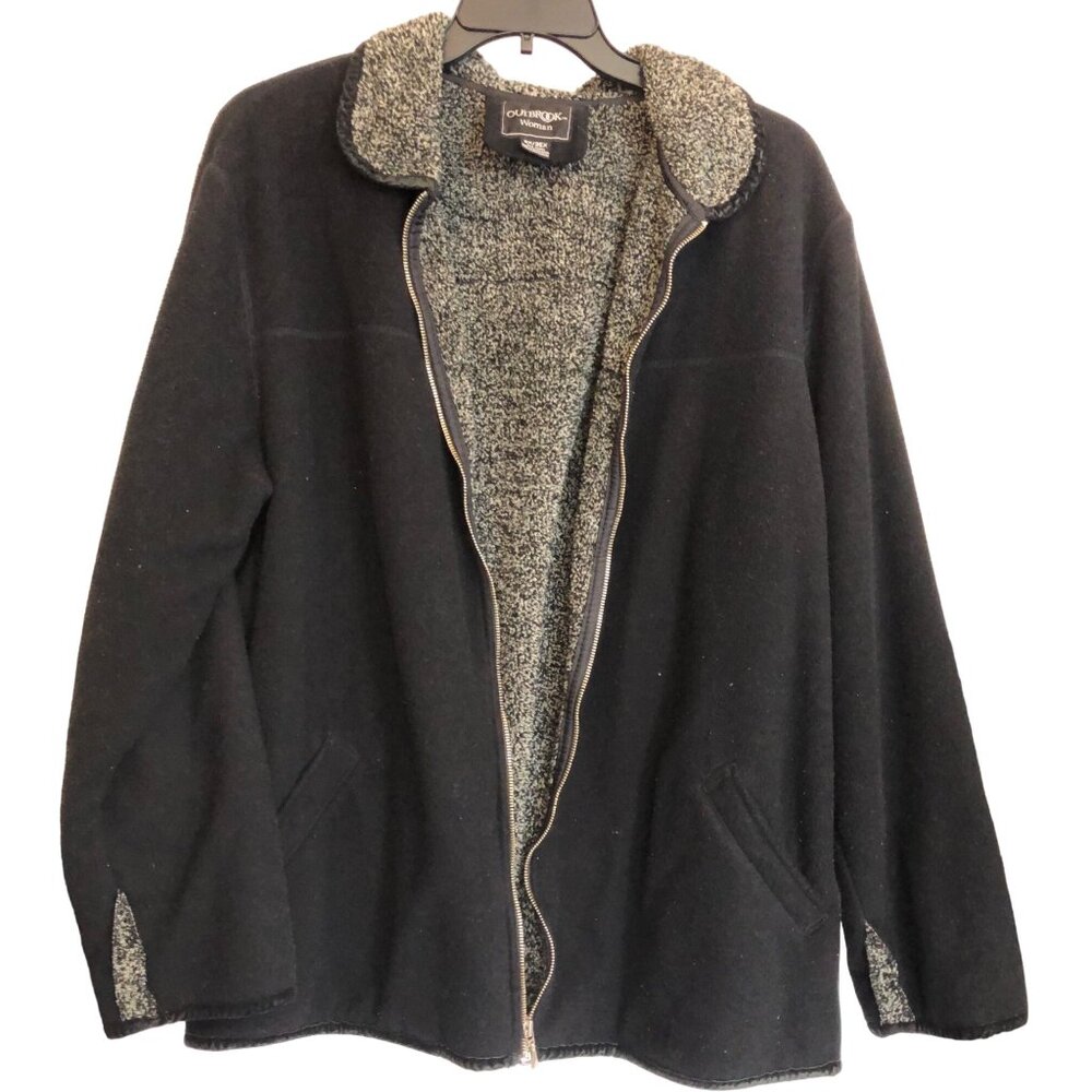 Outbrook Woman Cozy Fluffy Coat Jacket Pre-Owned Size 2X